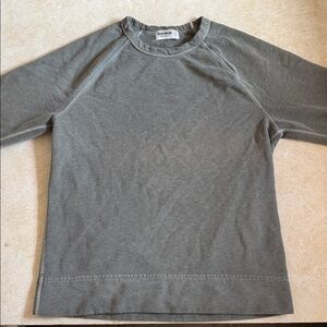 Buck Mason Sage Green Crewneck Sweater size S